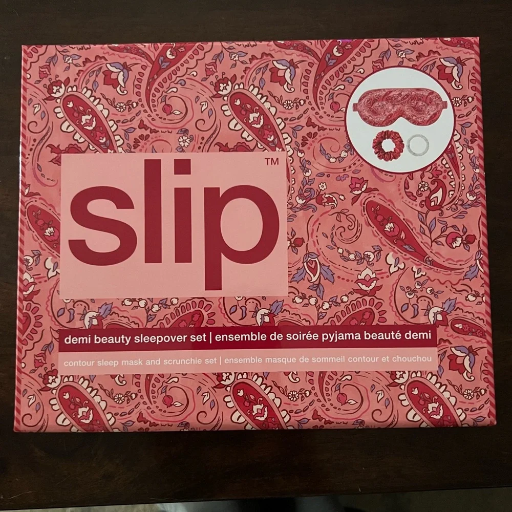 Slip Paisley Contour Sleep Mask and Scrunchie Set - Picture 1 of 5